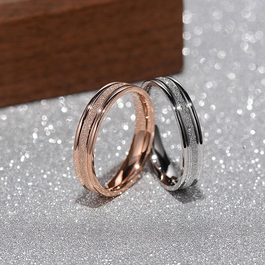 Style Simple Index Finger Joint Tail Titanium Steel Rings