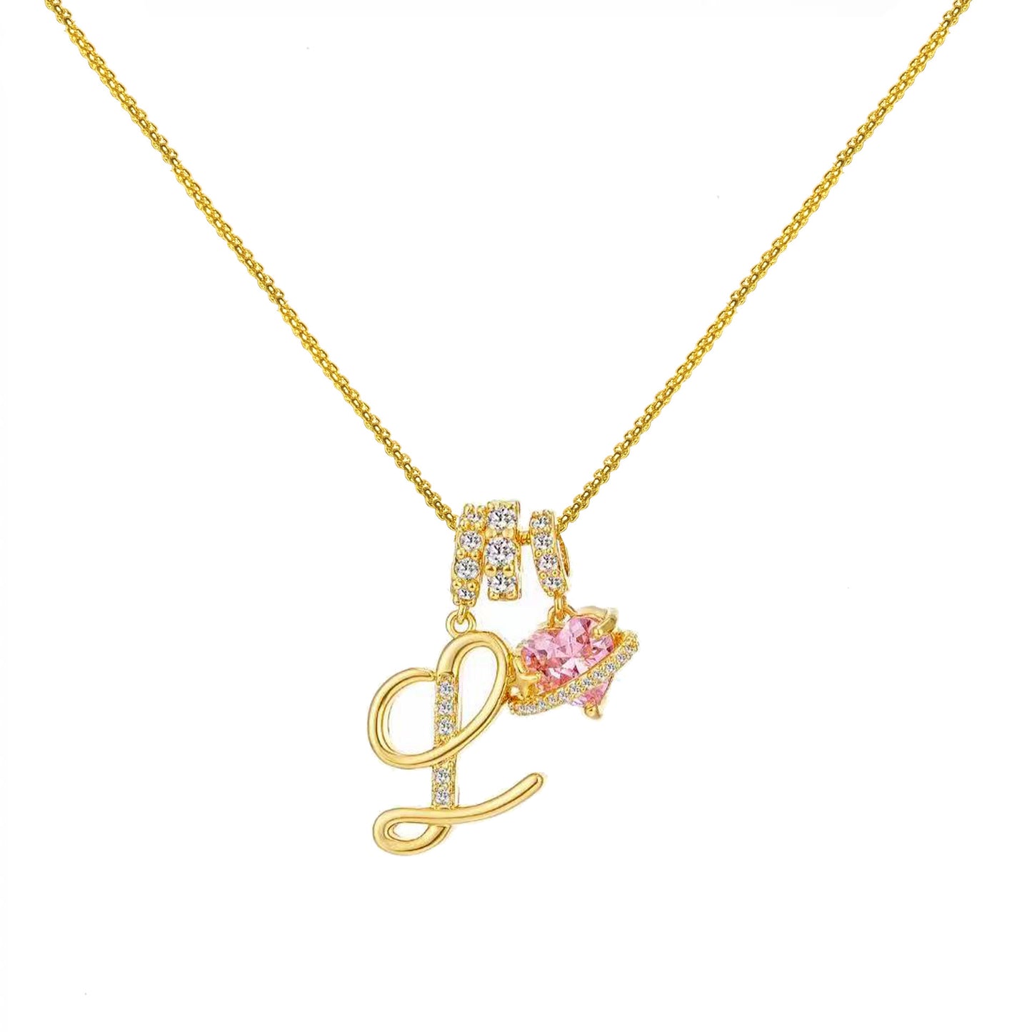 Dopamine English Letter Light Luxury Minority Necklaces