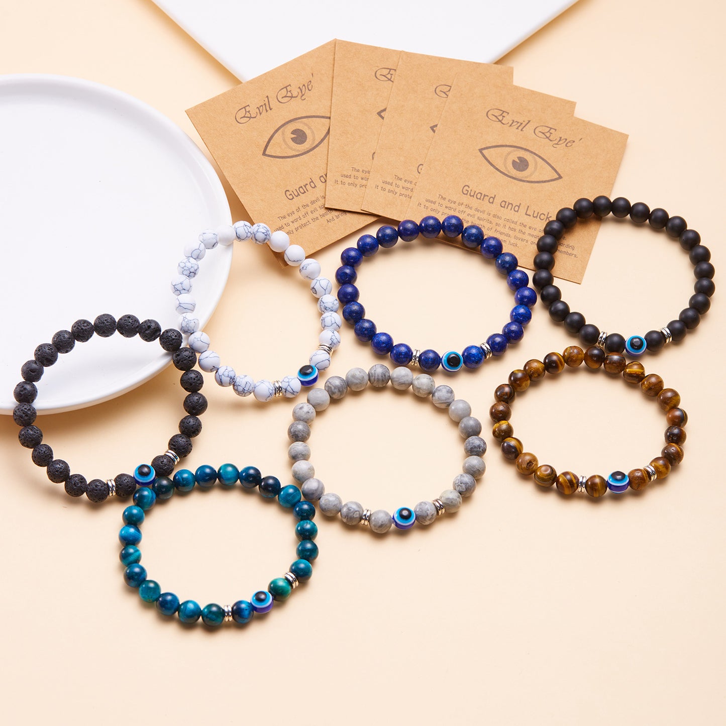 Eyes Beaded Eye Devil's Micro Glass Bracelets