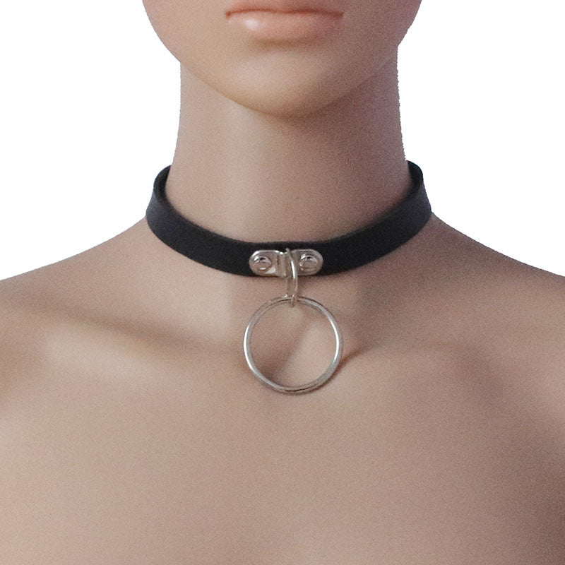 Little Devil Metal Fashion Soft Leather Collar