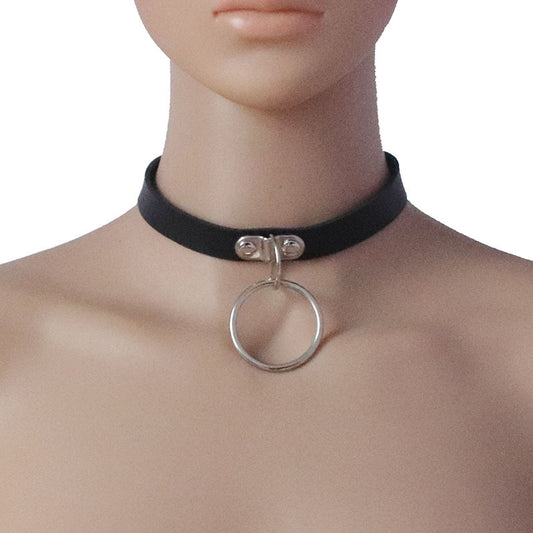 Little Devil Metal Fashion Soft Leather Collar