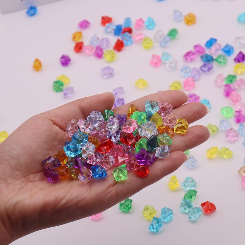Ornamental Stone Simulation Ice Cube Crystal Crushing Plastic Jewelry Accessories
