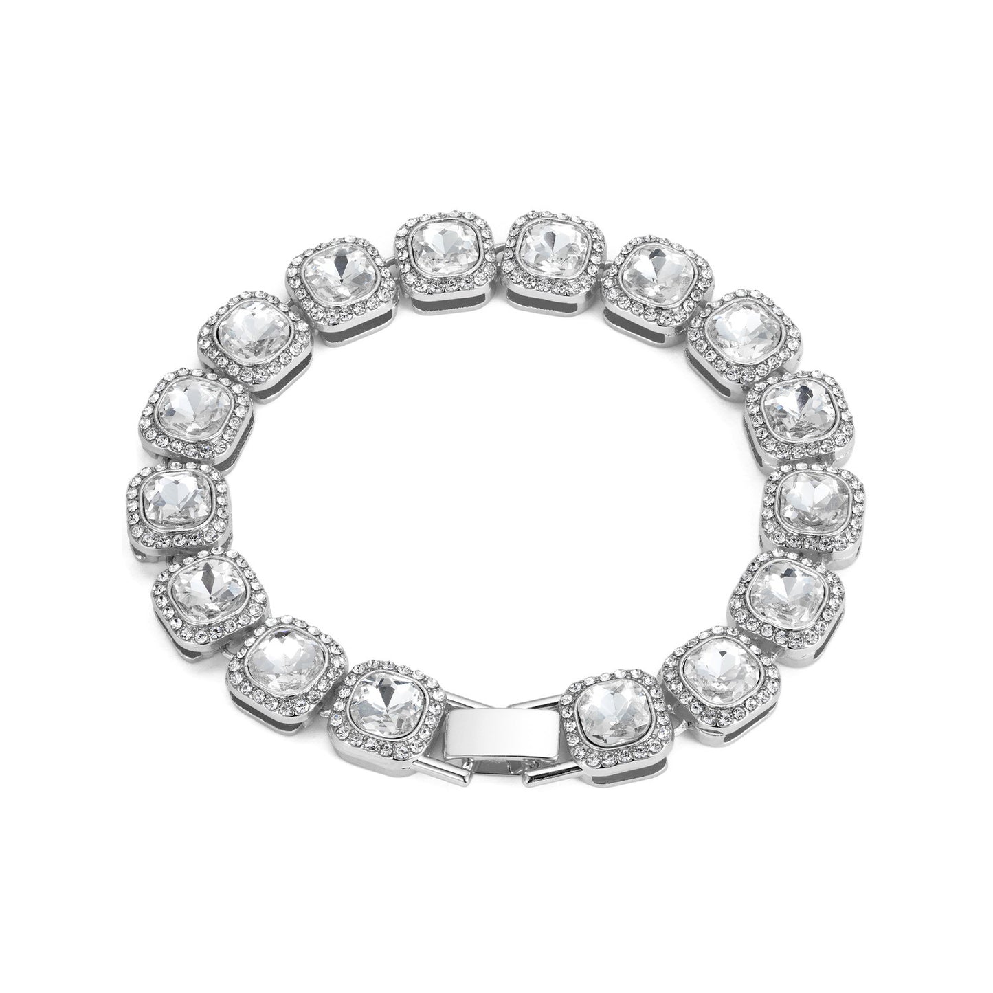 Men's Accessories Square Rock Candy Chain High Necklaces