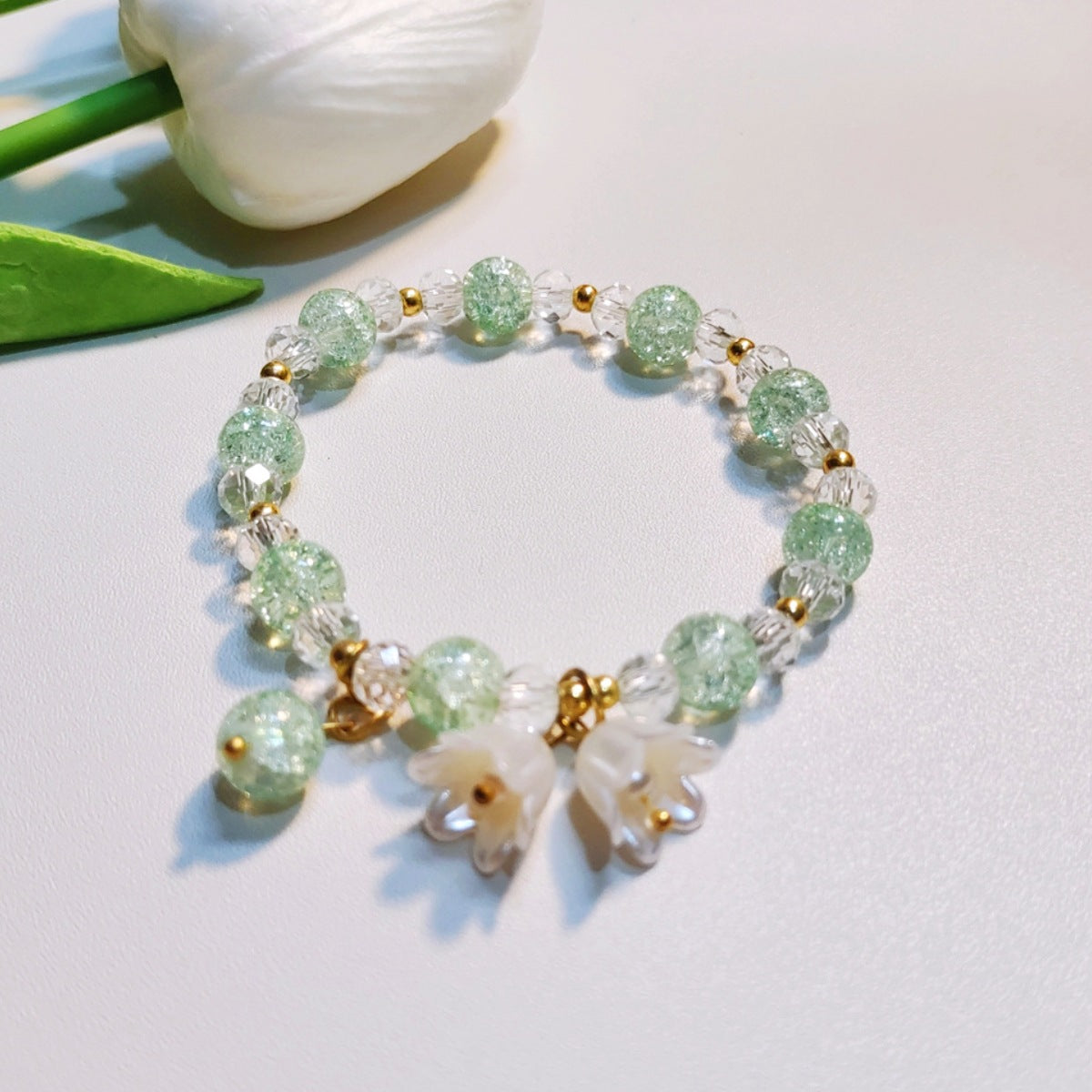 Lily Fresh Colorful Korean Style Hot Flower Bracelet