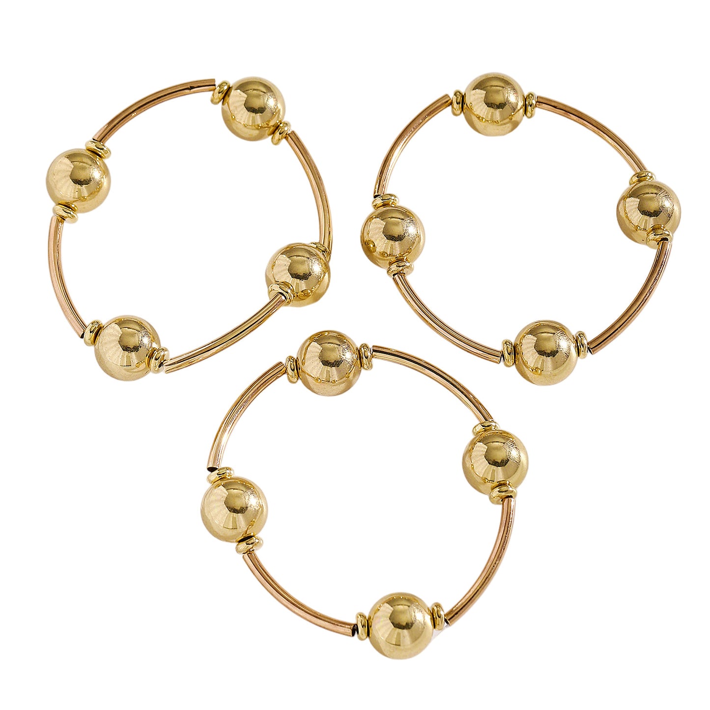 Women's Design Simple Light Luxury Twin Elastic Bracelets