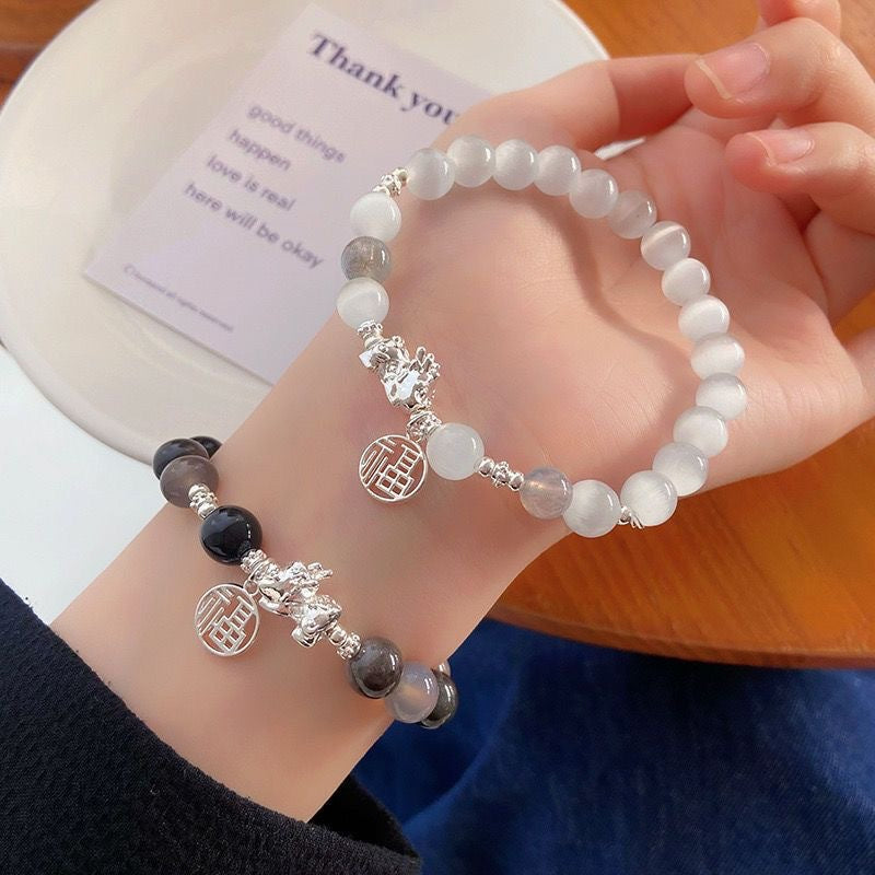 Style Hot Flower Glass Beaded Butterfly Female Fashion For Bracelet