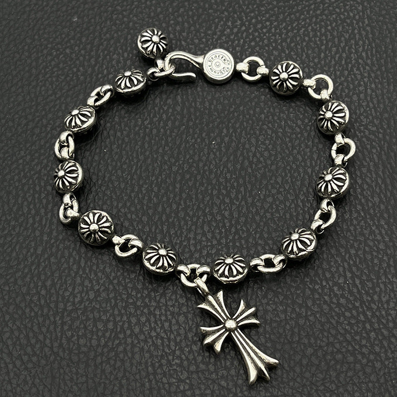 Women's & Men's Fashion Crook Vintage Sword Letter Dice Scout Bracelet