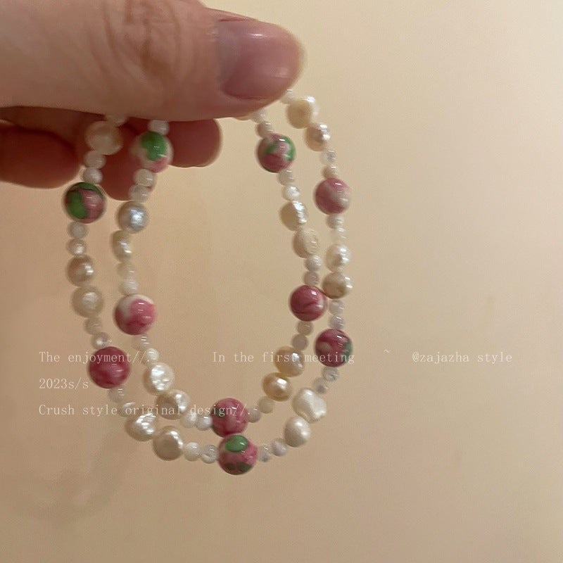 Style Beaded Weave National Female Design Ancient Cool High Bracelet