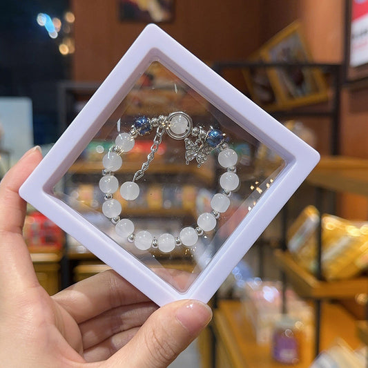 Imitation Opal Butterfly Female Design Gray Bracelets