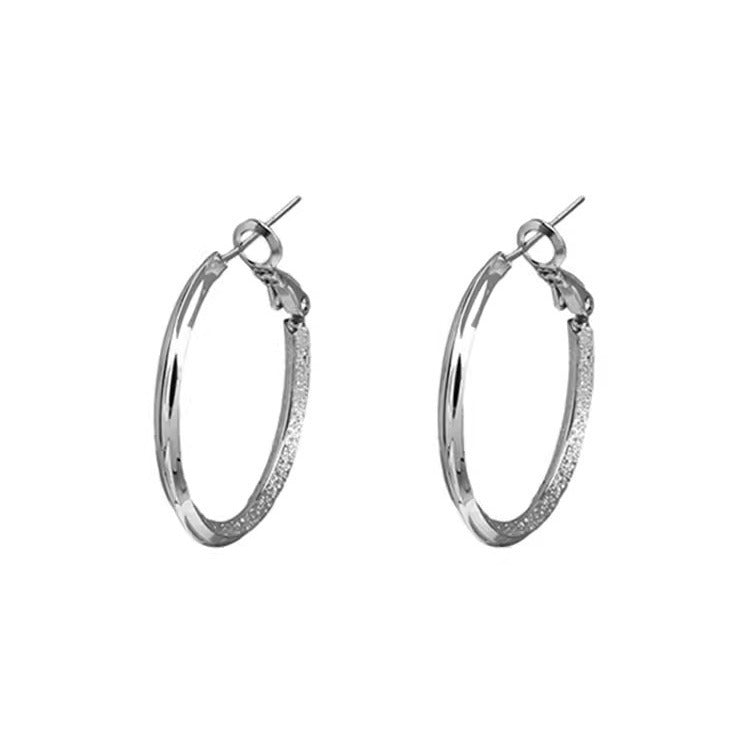 Sparkling Simple Special Interest Light Luxury Fashion Circle Temperament High Rings