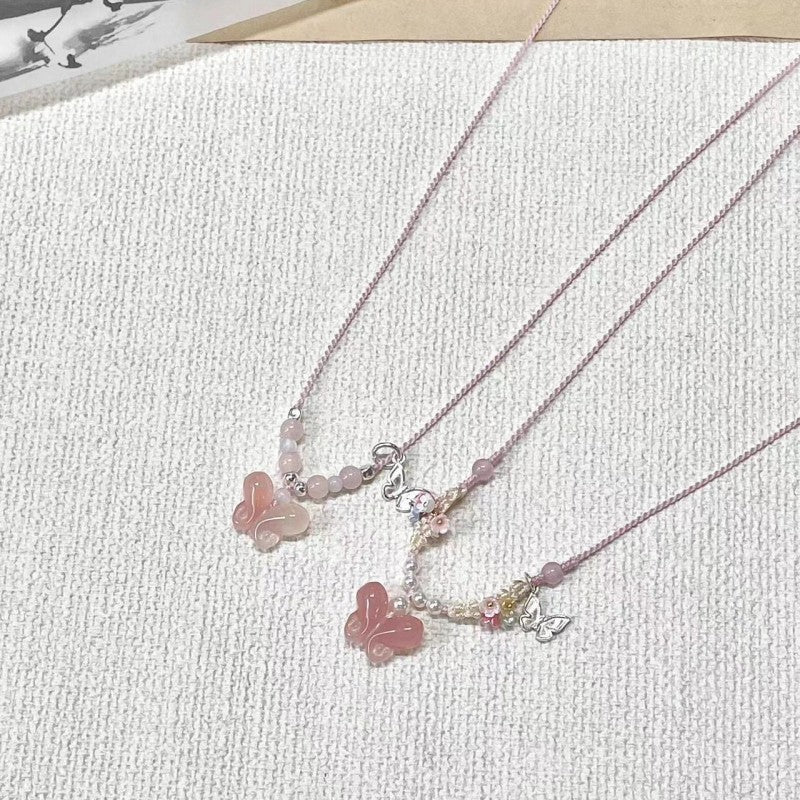 Rope Elegant High Sense White Clavicle Necklaces
