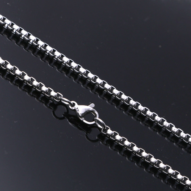 Featured Fashion Titanium Chain Choker Handmade Necklaces