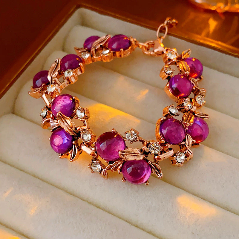 Square Stitching Palace Style Exquisite Clavicle Chain Middle Necklaces