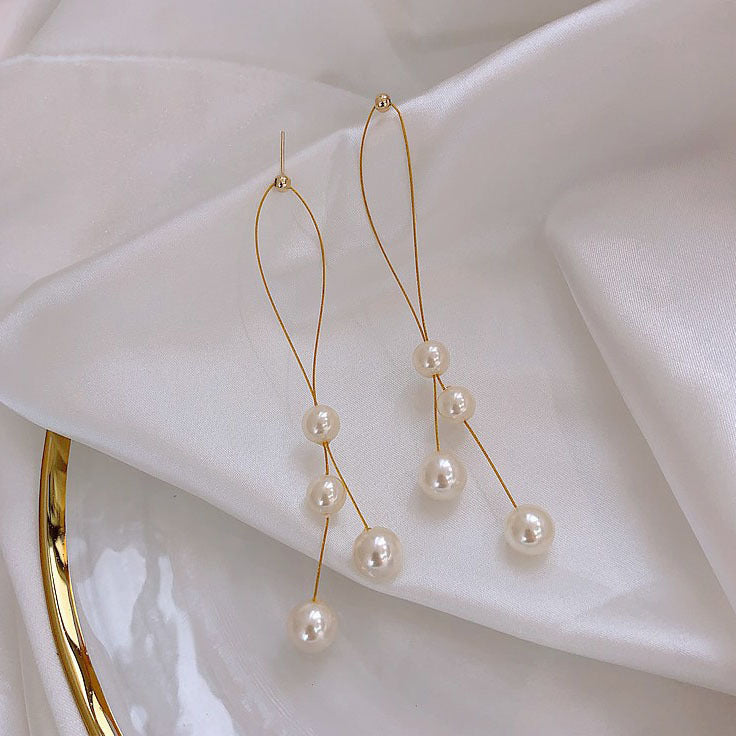 Wild Long Korean Style Fashion Ear Stud Earrings