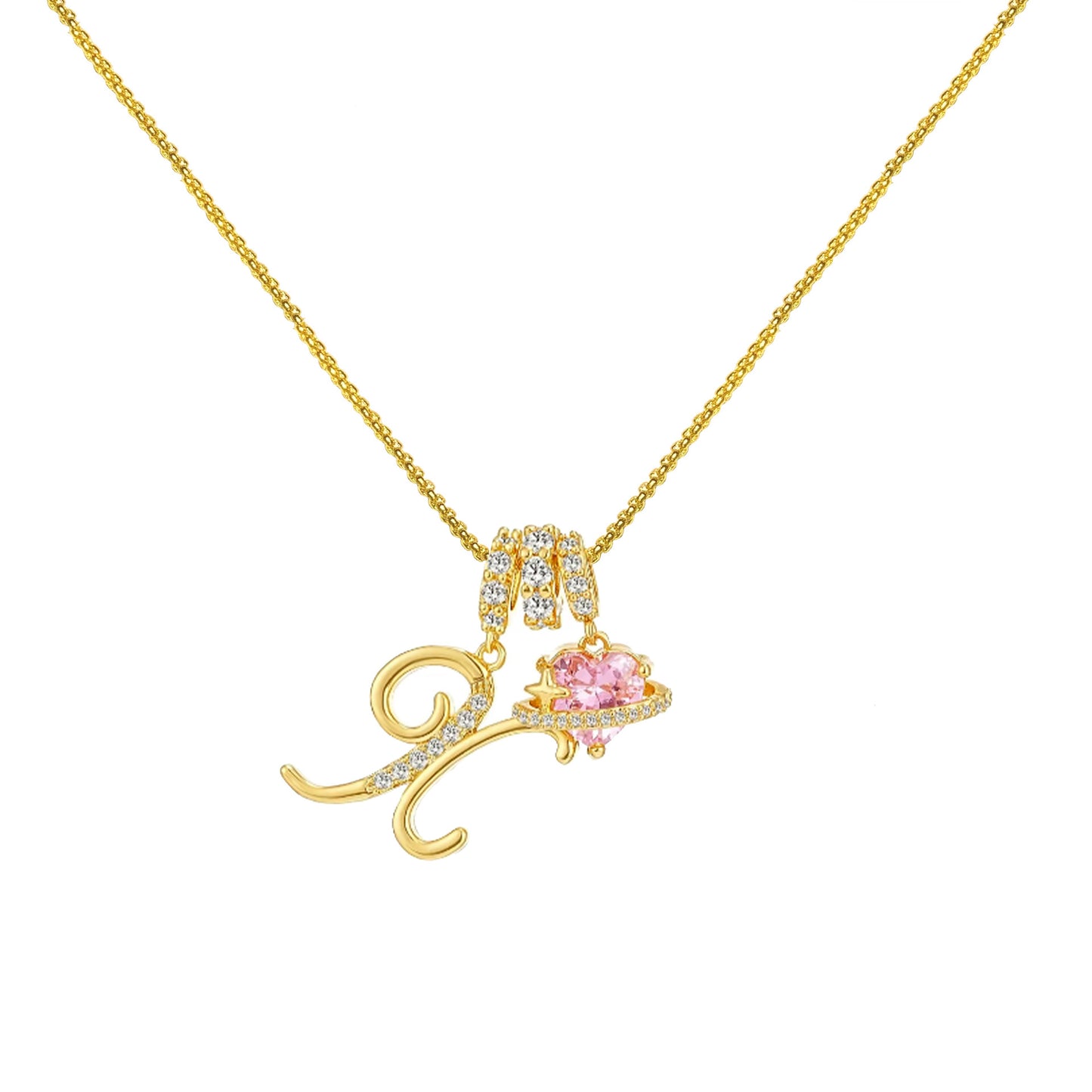 Dopamine English Letter Light Luxury Minority Necklaces