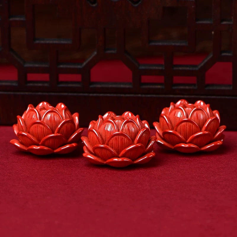 Sandstone Knotweed Root Flower Handmade Cinnabar Jewelry Accessories