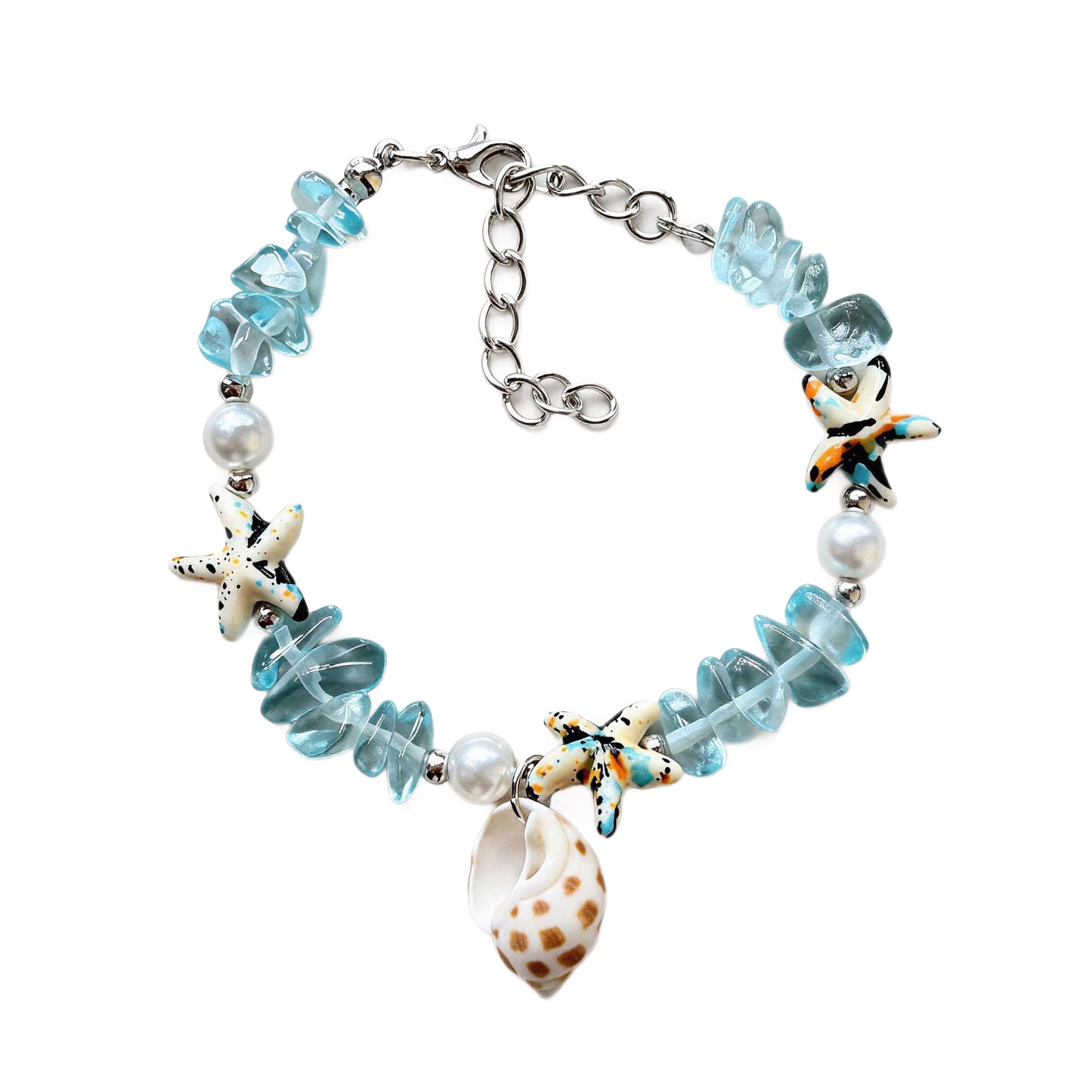 Conch Starfish Gravel Travel Commemorative Gift Scenic Spot Bracelet