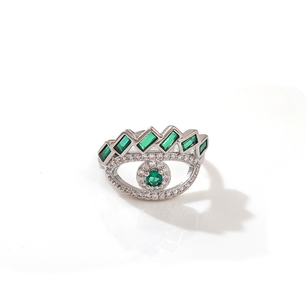 Diamond Open Light Luxury Minority Design Ring