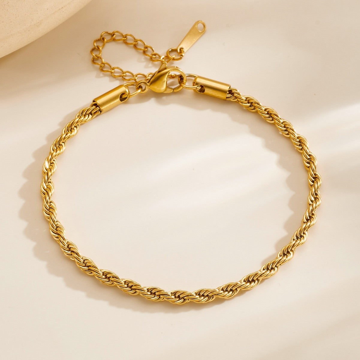 String Gold Unisex More Sizes Hemp Flowers Chain Pure Titanium Necklaces