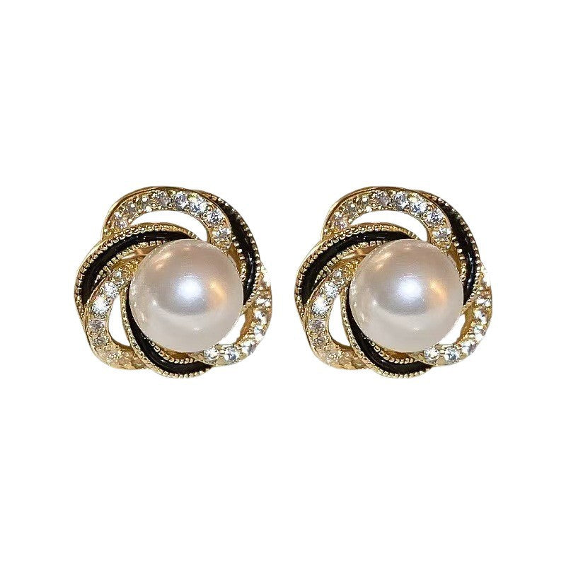 Women's Low Price Light Luxury Premium Temperamental Pearl Eardrops Rings