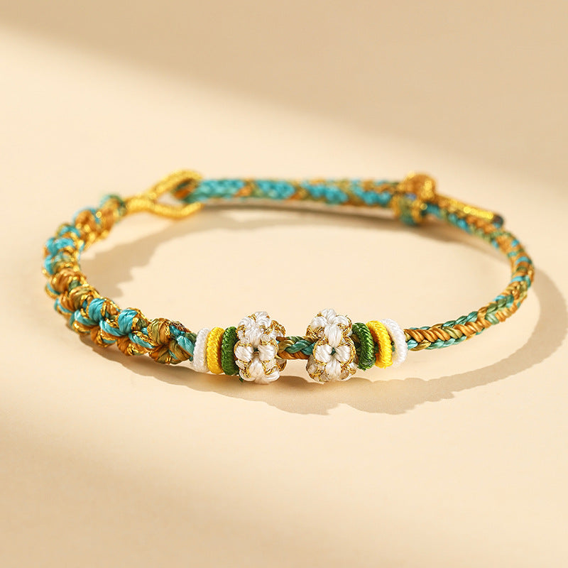 Festival Beads Threading Wear Gold Lucky Bracelets