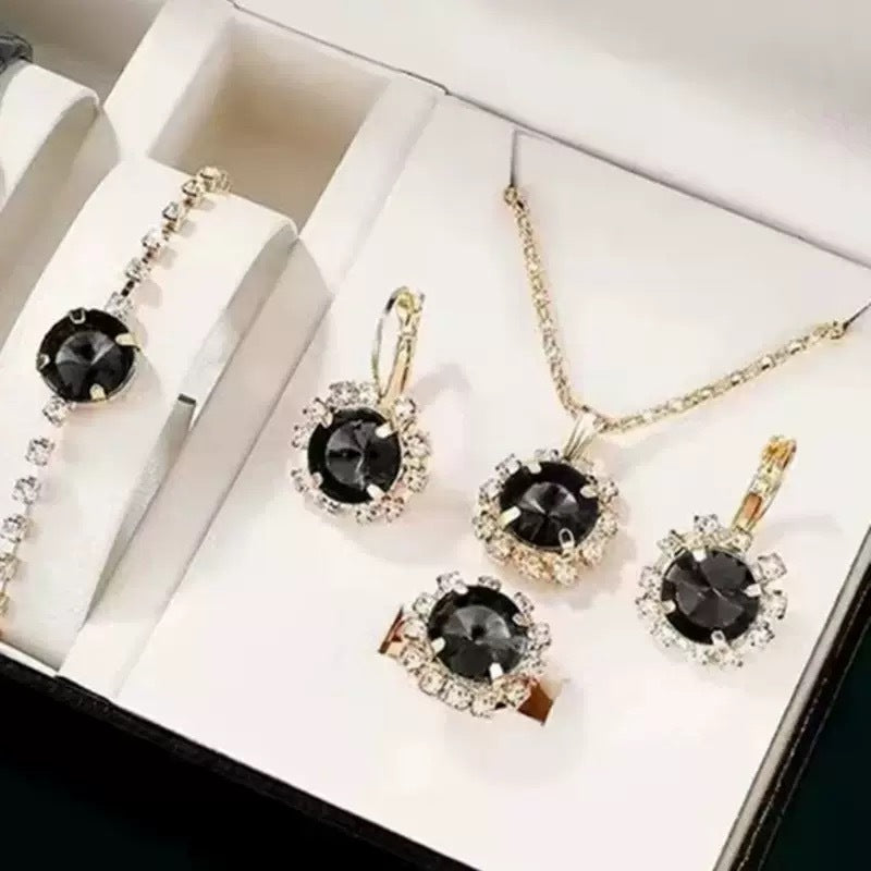 Simple Classic Rhinestone Square Acrylic Ladies Bracelets
