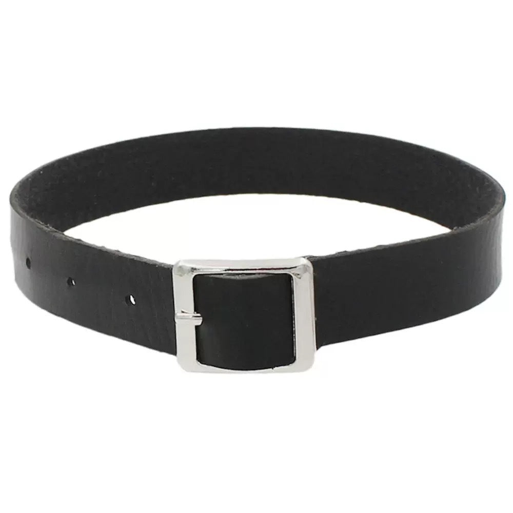 Punk Simple Leather Rock Trend Female Collar