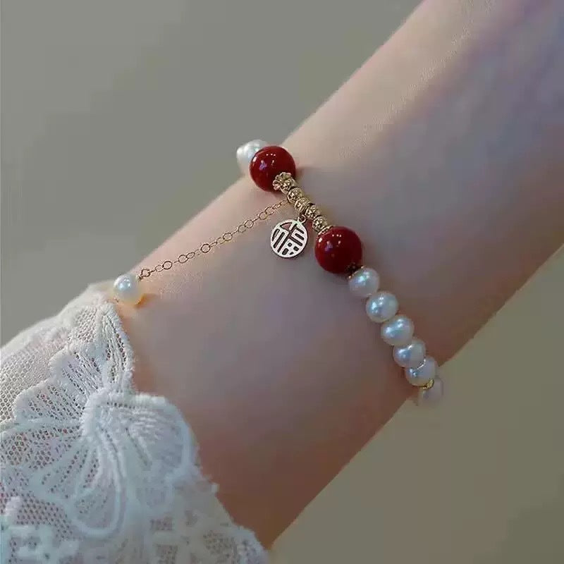 Imitation Pearl Design Elegant High Sense Girlfriends Bracelets
