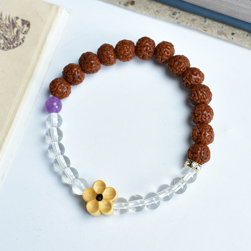 Bodhi Hand Toy Beads Man Pair Circle Crafts Bracelet