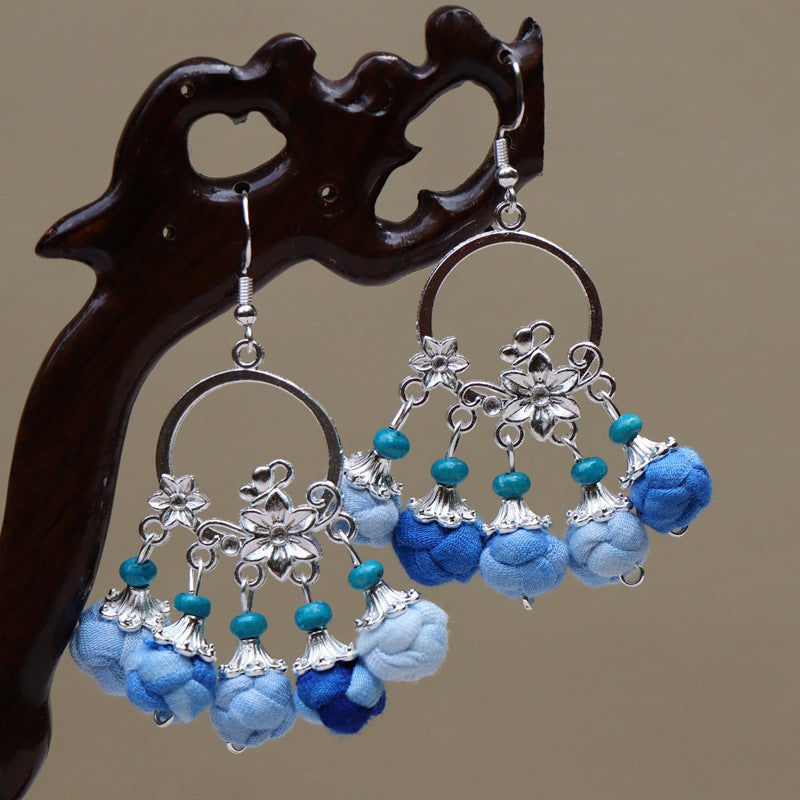 Yunnan National Style Travel Gift Dali Earrings