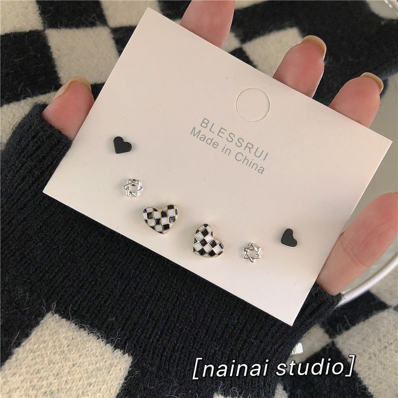 Dark Style Disco Hip Hop Hot Stud Earrings