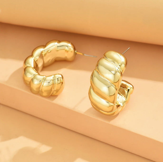 Women's High-grade Seaside Vacation Style Geometric Exaggerated Earrings