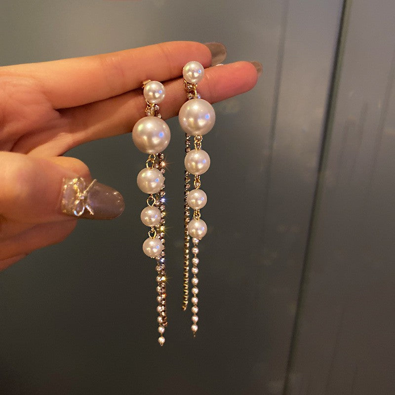 Luxury Fashion Versatile Elegant High-grade Sweet Cool Personality Earrings