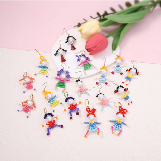 Beaded 3d Special Niche Funny Cute Ear Hook