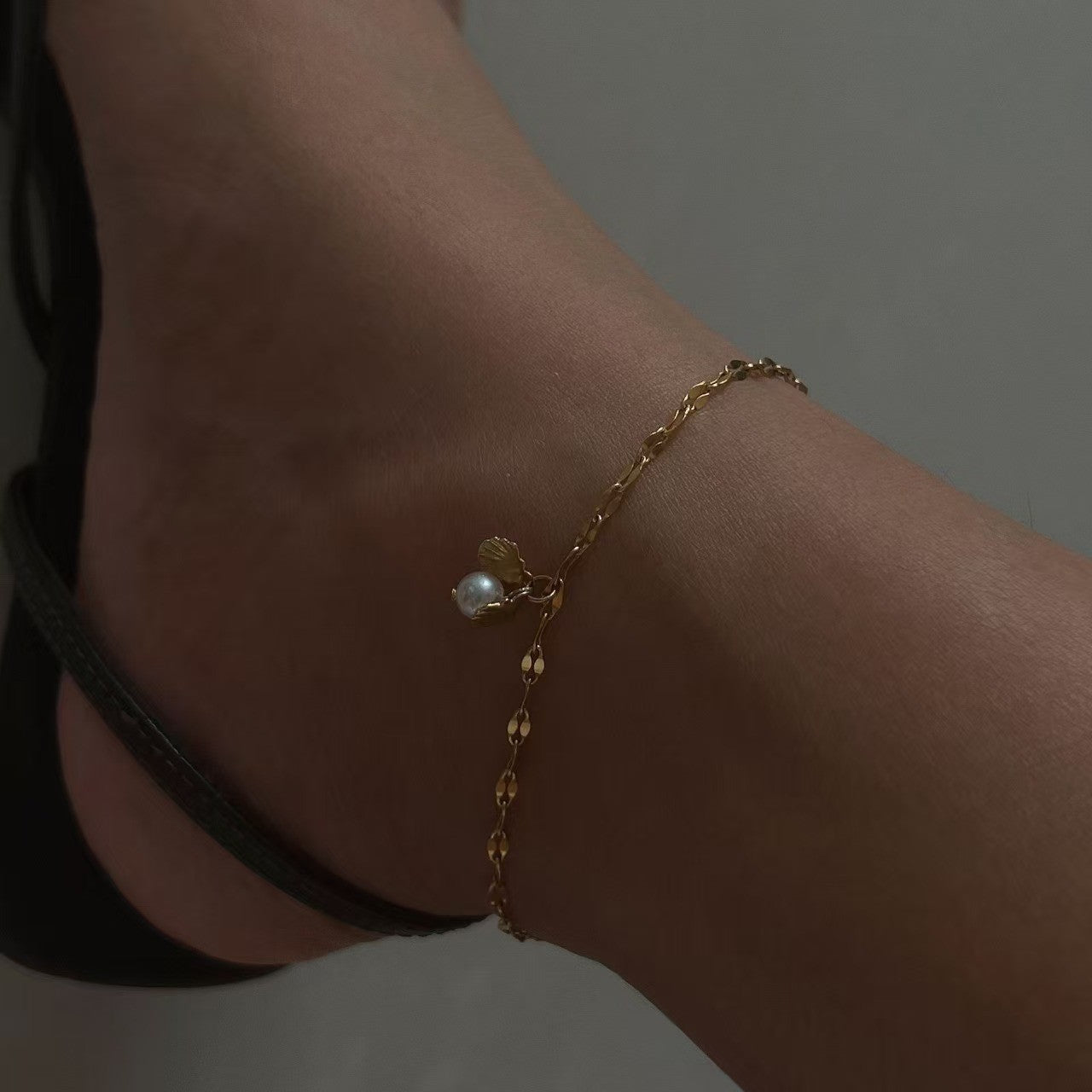 Women's Steel High-grade Gold Does Not Fade Anklets