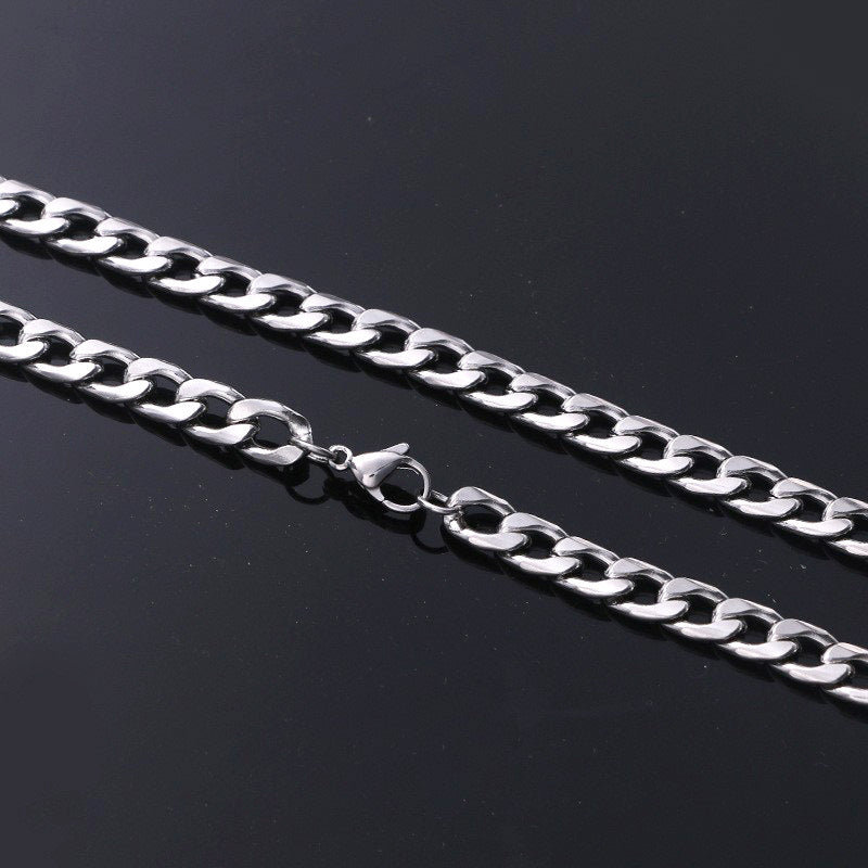 Featured Fashion Titanium Chain Choker Handmade Necklaces
