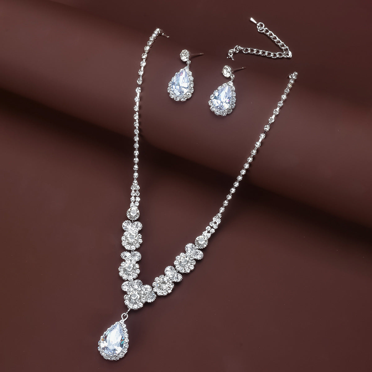Style Rhinestone Fashion Zircon Female Water Necklaces