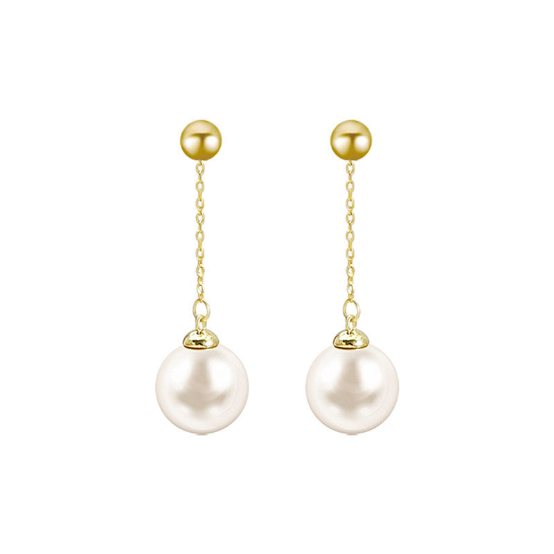 Light Luxury Long Fringed Pearl High-grade Graceful Earrings