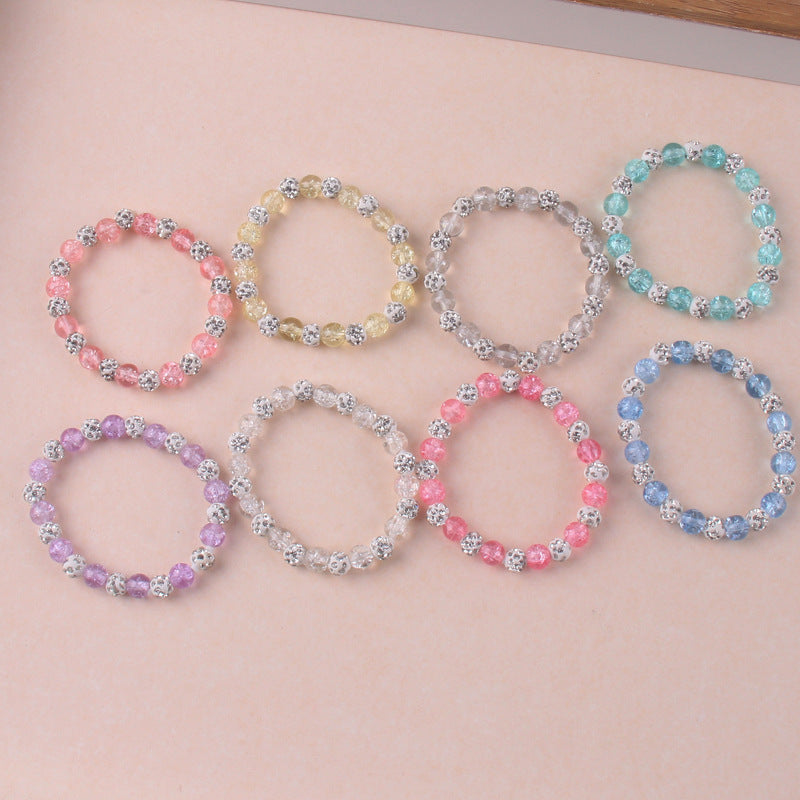 Women's Butterfly Crystal Simple Fashion Colorful Fresh Stall Will Bracelets