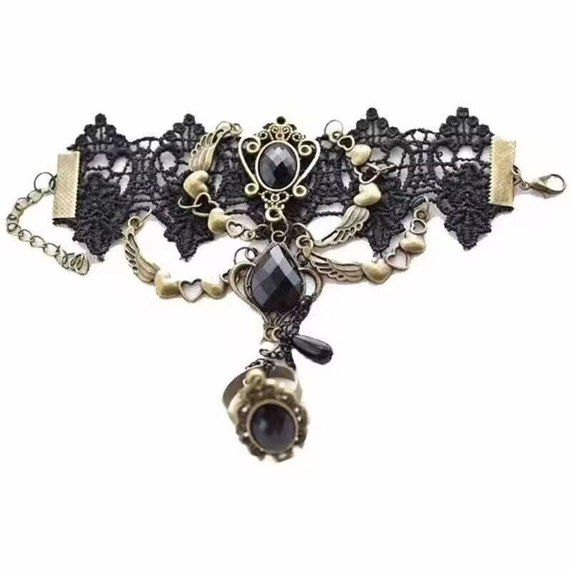 Women's Accessories Lace Gothic Vintage Clavicle Chain Necklaces