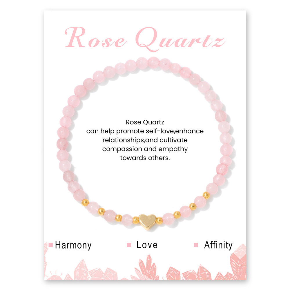 Elastic String Female With Hearts Fairy Bracelets