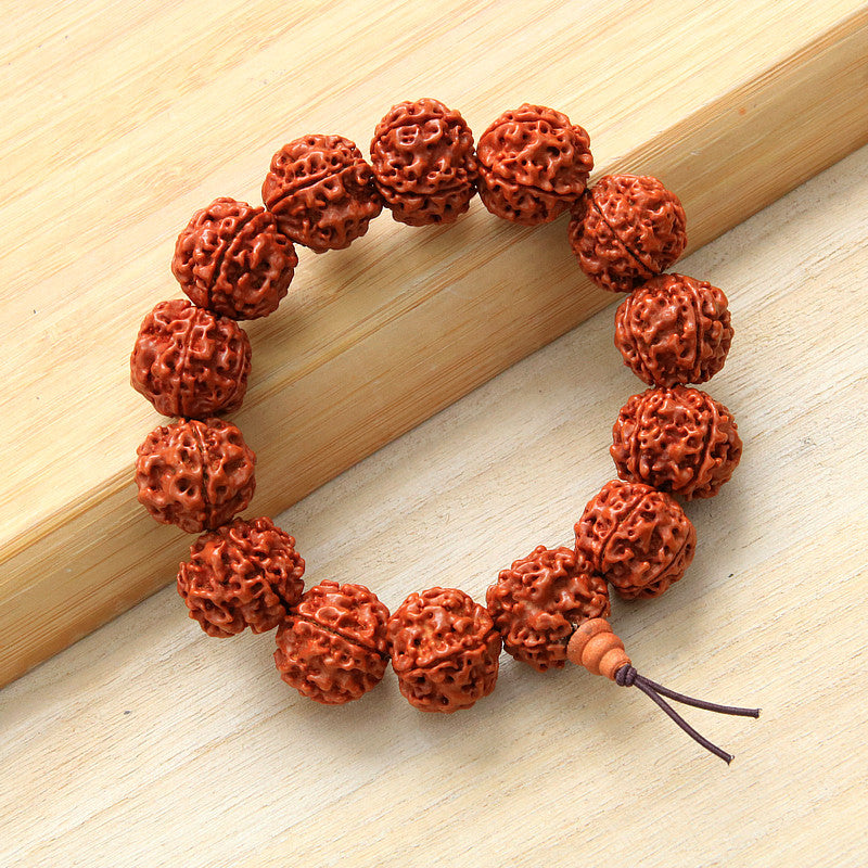 Women's & Men's Nepal Five Faces Pipal Tree Seed Buddha Beads Scenic Spot Bracelet