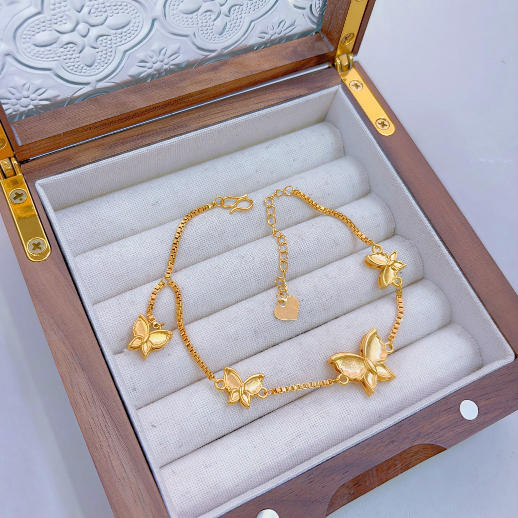 Love Of Butterfly Shop Fashion Double Bracelet