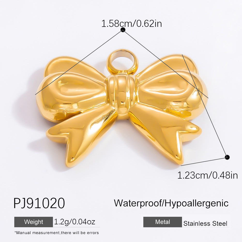 Classy Stylish Stainless Steel Gold-plated Design Jewelry Accessories