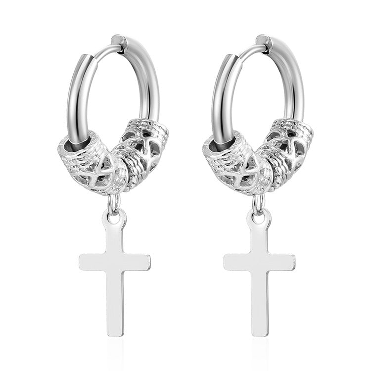 Women's Fashion Trend Stainless Steel Love Ear Earrings