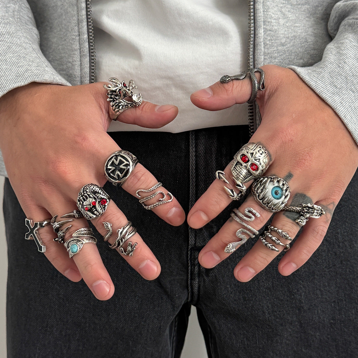 Men's Fashion Skull Hip Hop Cool Devil's Bracelets