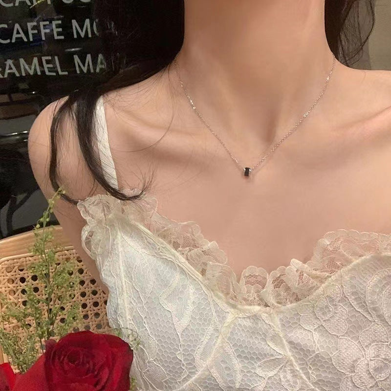 Women's Black Small Waist For Trendy Design High Sense Exquisite Versatile Necklace