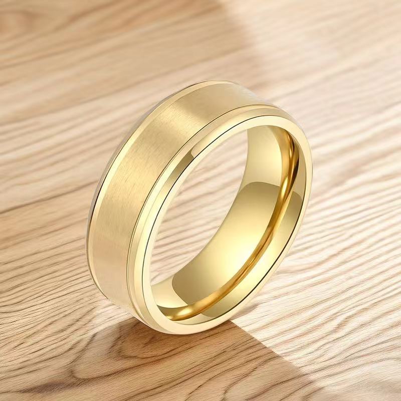 Men's Titanium Steel Niche Boys Trend Wind Ring