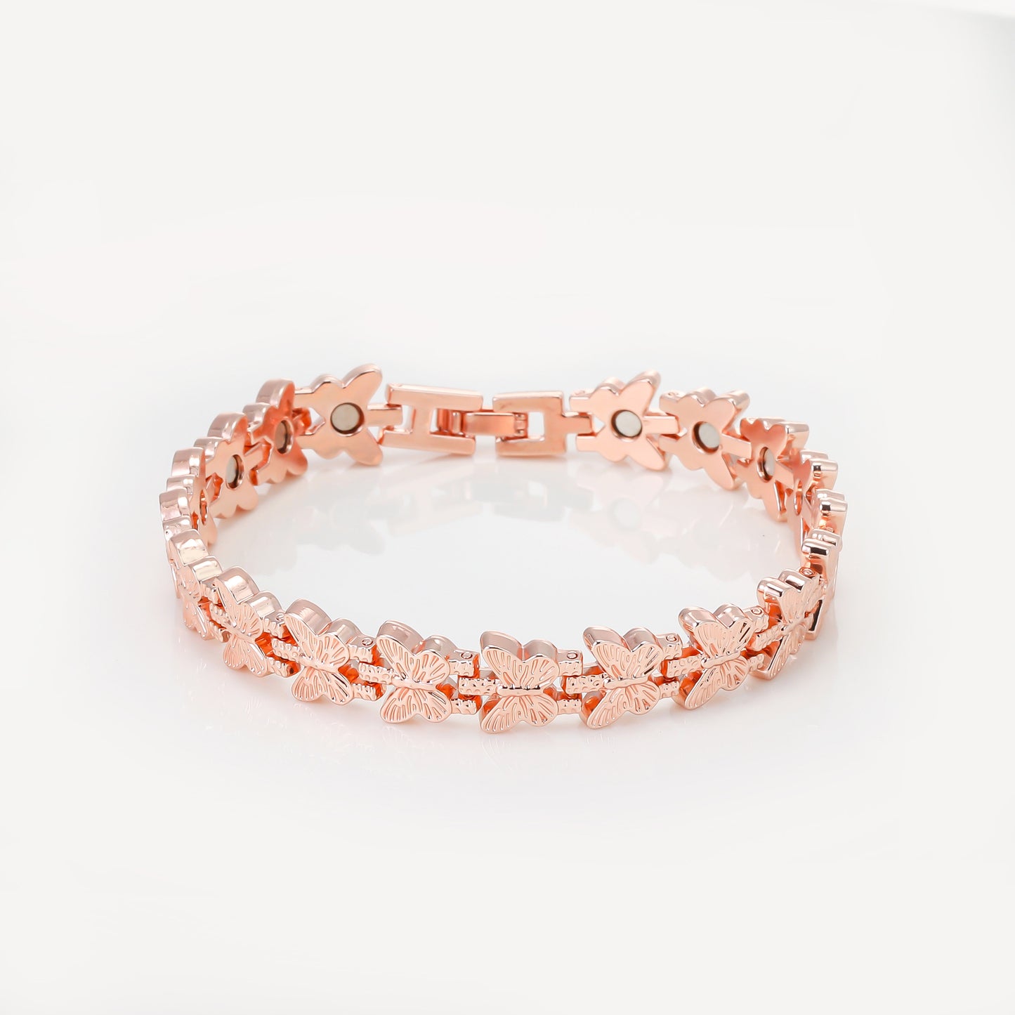Women's Bronze Magnet Fashion Retro Detachable Couple Bracelets