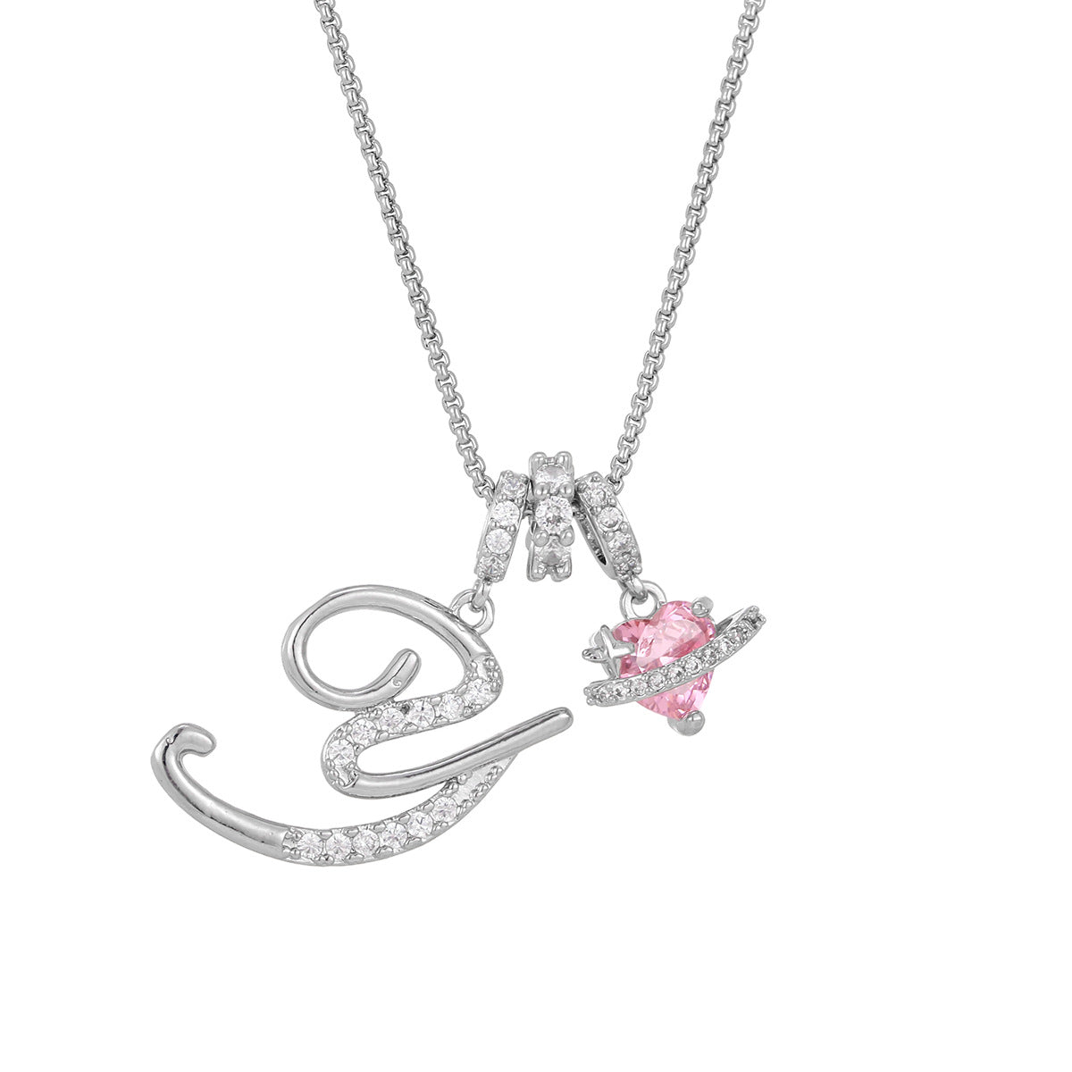 Dopamine English Letter Light Luxury Minority High Pendants